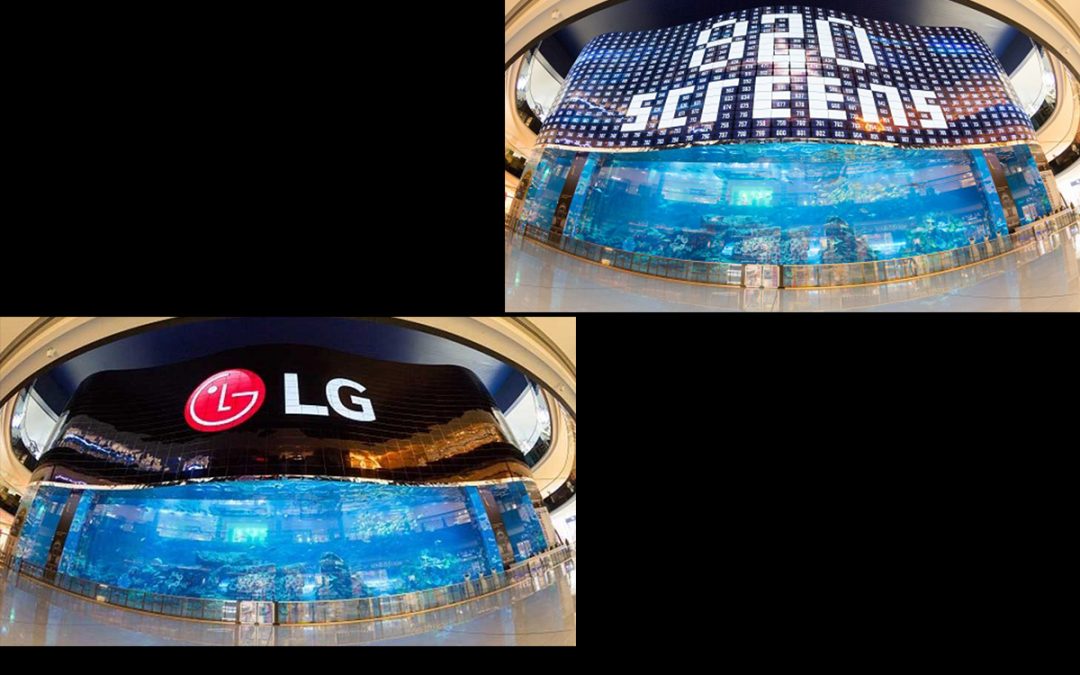 LG: la pantalla más grande del mundo