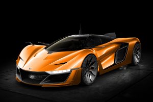 concept car inspiración para el Bell & Ross 03-94 AeroGT Orange