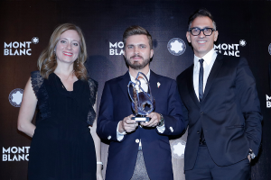 Premiación a Moisés Cosío Espinosa con el Montblanc de la Culture Arts Patronage Award
