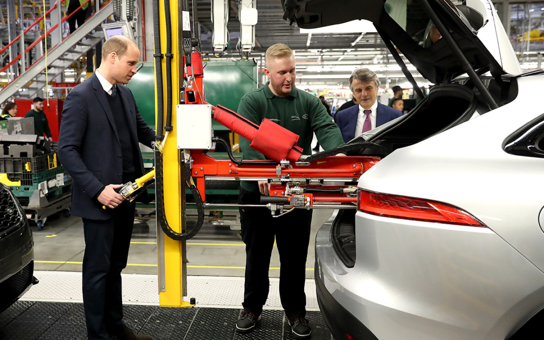 La visita de los duques de Cambridge a Jaguar Land Rover