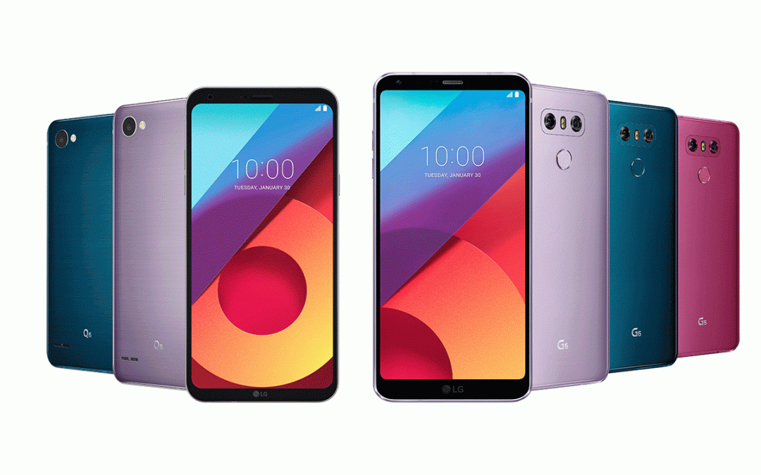 Los Smartphones de LG se visten de nuevos colores