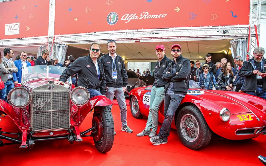 Arrasa Alfa Romeo con el podio de la Mille Miglia 2018
